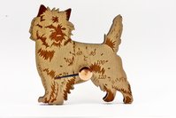 Cairn Terrier Sauna Thermometer