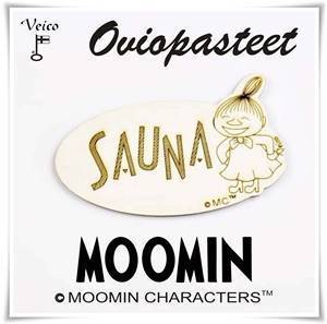 Moomin Sauna & WC Door Plates