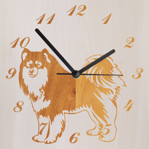 Finnischer Lapphund Uhr