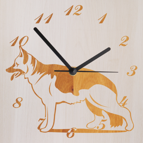 German Shepherd Dog Clock