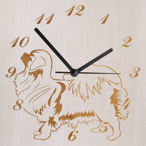 Tibetan Spaniel Clock