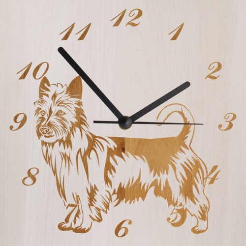 Australian Terrier Clock