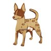 Amerikanischer Toy Terrier Saunathermometer
